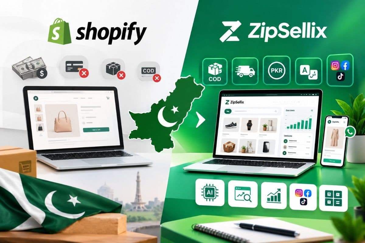 Best Shopify Alternative in Pakistan (2026) | ZipSellix