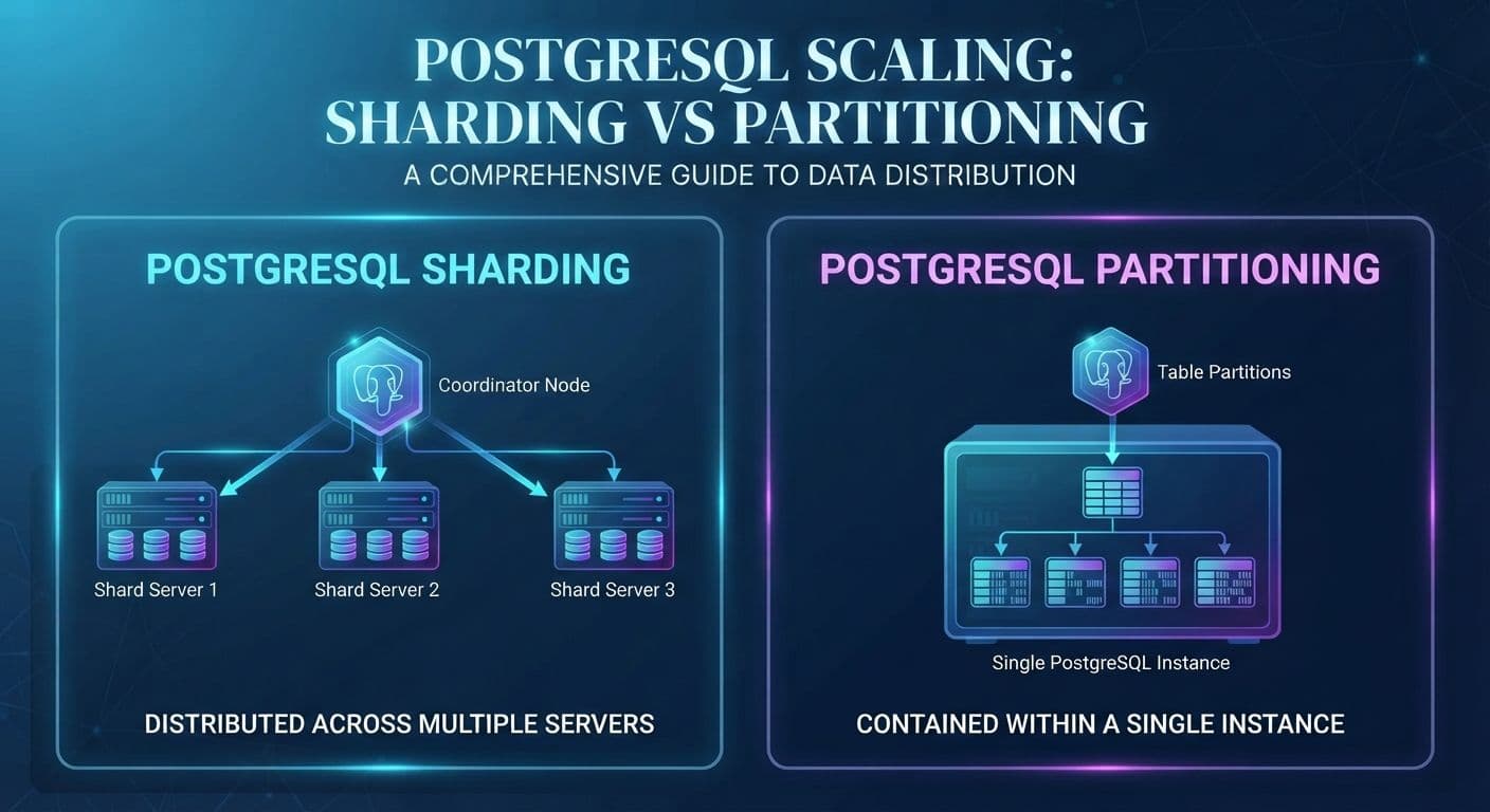 PostgreSQL Sharding vs Partitioning: Which to Choose?